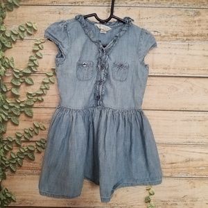 Lands end kids chambray dress size 2T